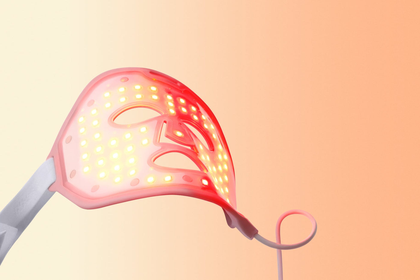 An image of a red light therapy face mask