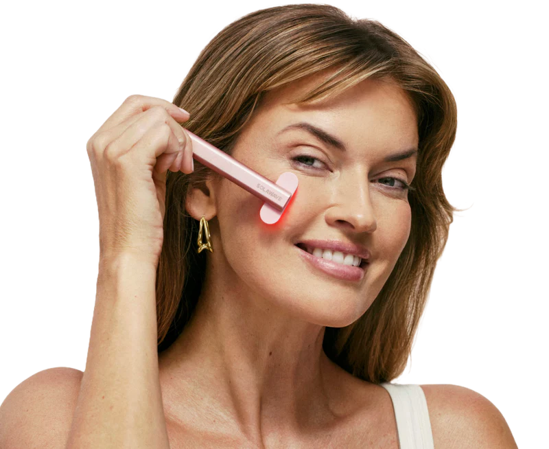 Women using a skin care device